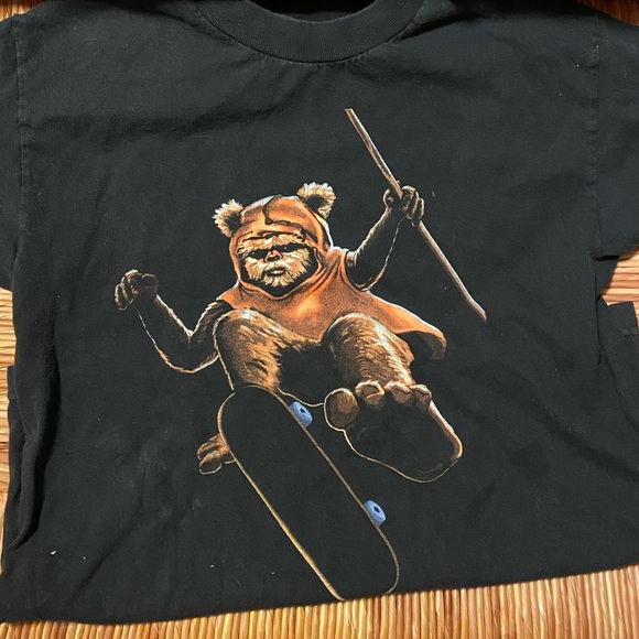 Vtg. Ewok on a Skateboard Tee - Picture 1 of 1